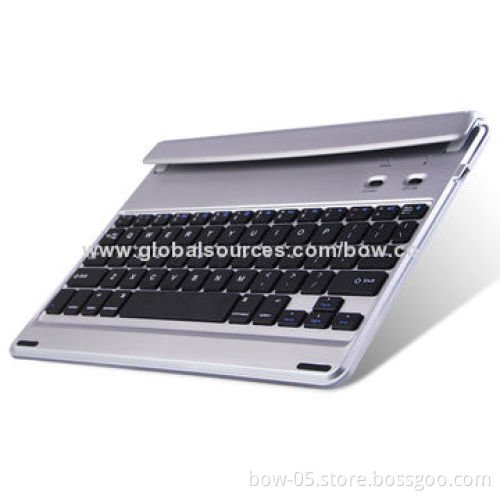 Wireless Bluetooth 3.0 Keyboard Case for iOS iPad Air/5 with Hinge Slot/Dock